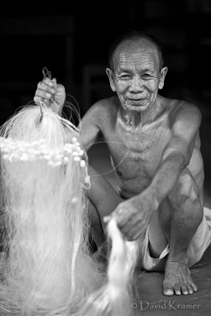 Fisherman with nets